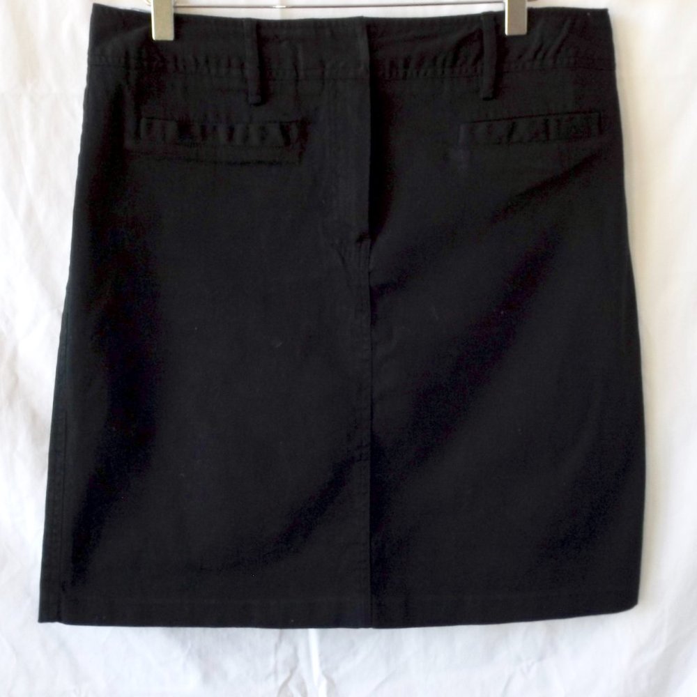 Larry Levine Stretch Black Pencil Skirt, Size 12, Excellent Condition